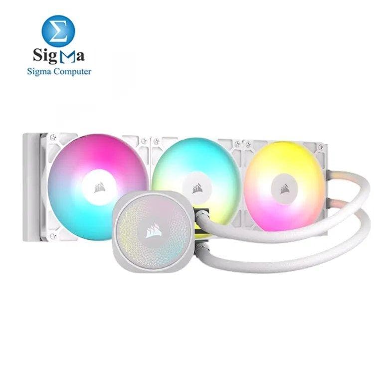 Corsair NAUTILUS 360 RS ARGB Liquid CPU Cooler - White