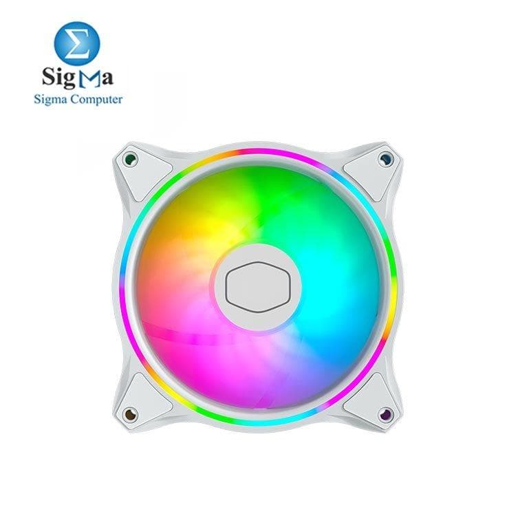 مروحة Cooler Master MasterFan MF120 Halo White Edition