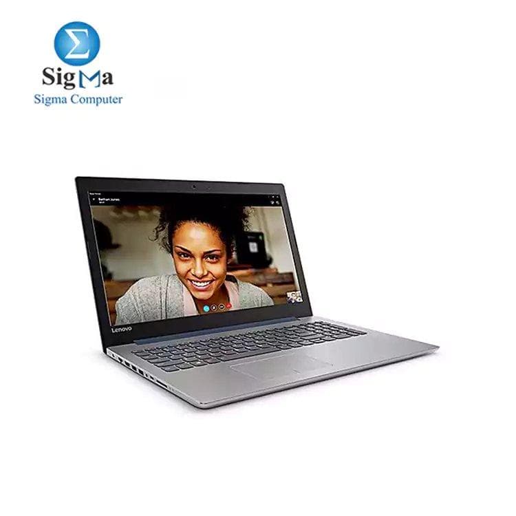 لابتوب لينوفو Ideapad 320 - معالج Intel Core i5-8250U، شاشة 15.6 بوصة FHD، رام 8GB، هارد 2TB، كرت شاشة AMD 4GB، نظام DOS