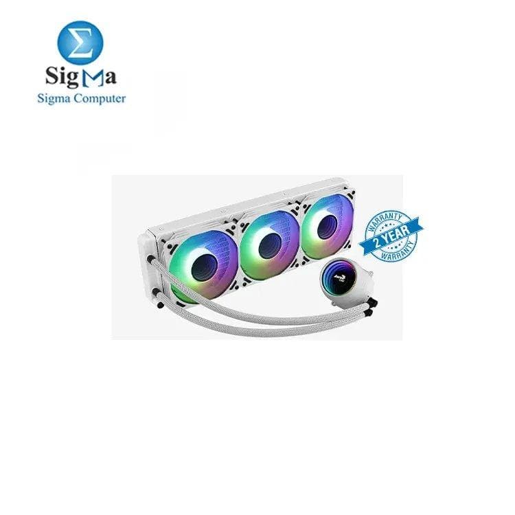 مبرد مائي ايروكول Aerocool Mirage L360 360MM ARGB لون أبيض
