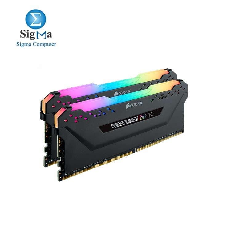 رام كورسير 32GB Vengeance RGB PRO (2x16GB) 3600MHz CL18