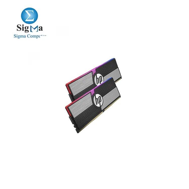 رامات اتش بي V10 RGB سعة 16GB تردد 3600MHz U-DIMM CL14 (2x8)