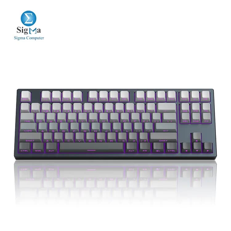 MageGee Captain87 Rapid Trigger Magnetic Switch Keyboard, 75 Wired Hall Effect Mechanical Gaming Keyboard w Adjustable Actuation, CNC Aluminum Frame, Gasket Hot Swappable RGB Creamy Keyboard