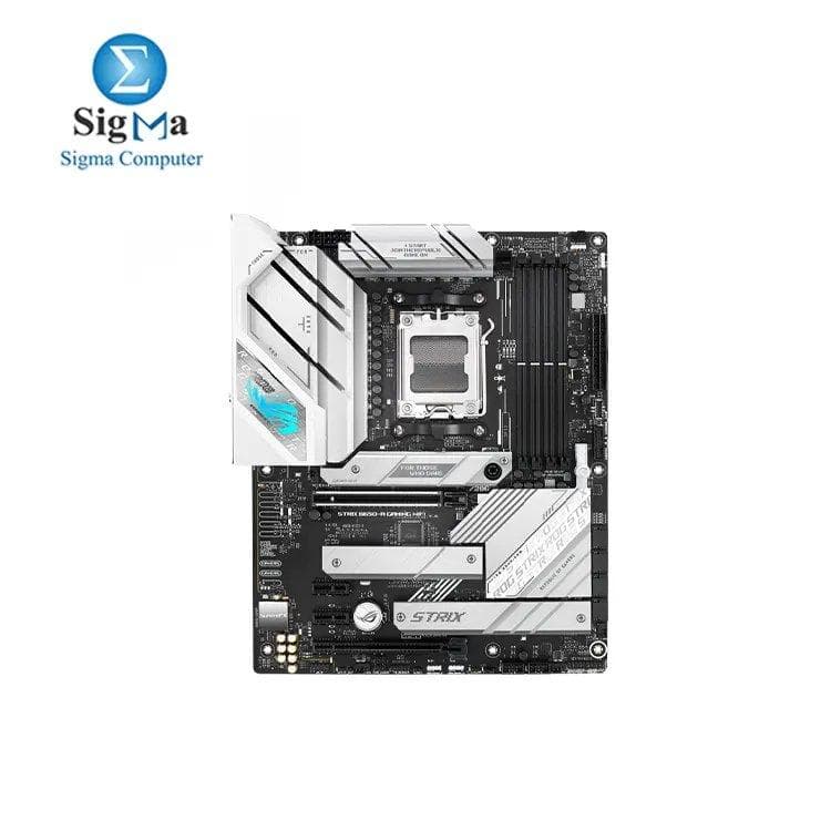 لوحة أم اسوس ROG Strix B650-A جيمنج WiFi 6E AM5 (LGA1718) Ryzen 7000 (12+2 Power Stages,DDR5,3xM.2 Slots,PCIe® 4.0, 2.5G LAN,WiFi 6E,USB 3.2 Gen 2x2 Type-C® Port)