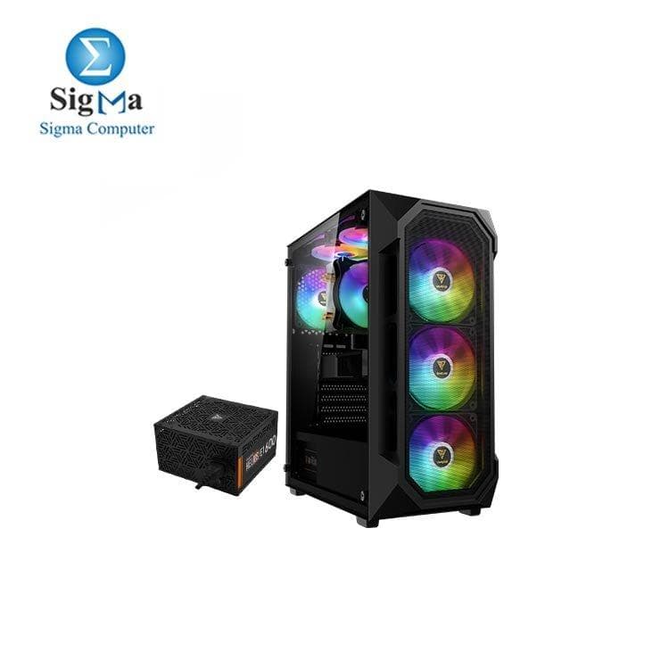كيس جيمنج جامدياس AURA GC1 Elite مع مزود طاقة HELIOS E1-600W