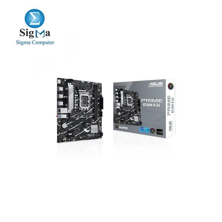ASUS PRIME B760M-R D4 Socket LGA 1700 Motherboard