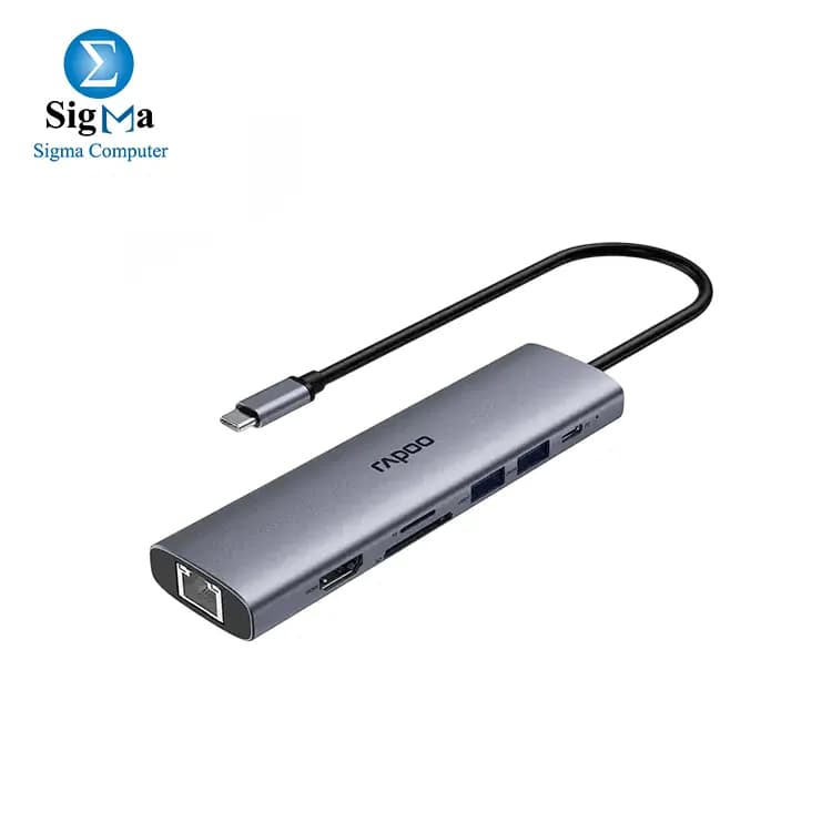 RAPOO XD71 USB-C HUB 7-IN-1 MULTI FUNCTION