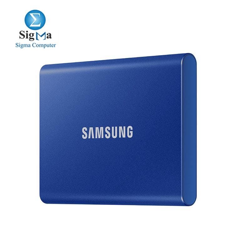 SAMSUNG T7 Portable SSD 500GB USB 3.2 External Solid State Drive Blue