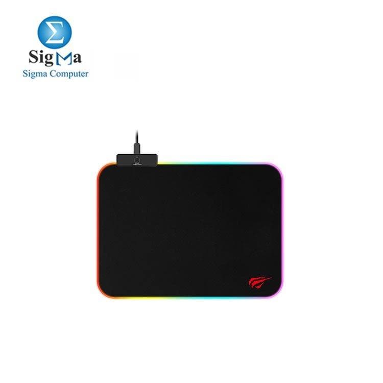 ماوس باد جيمنج هافيت Havit MP901 بإضاءة RGB مقاس 363*265*3 مم - أسود