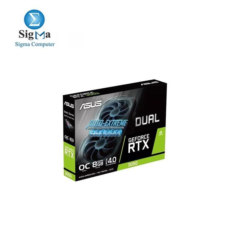 ASUS Dual GeForce RTX 3050 OC Edition 8GB GDDR6