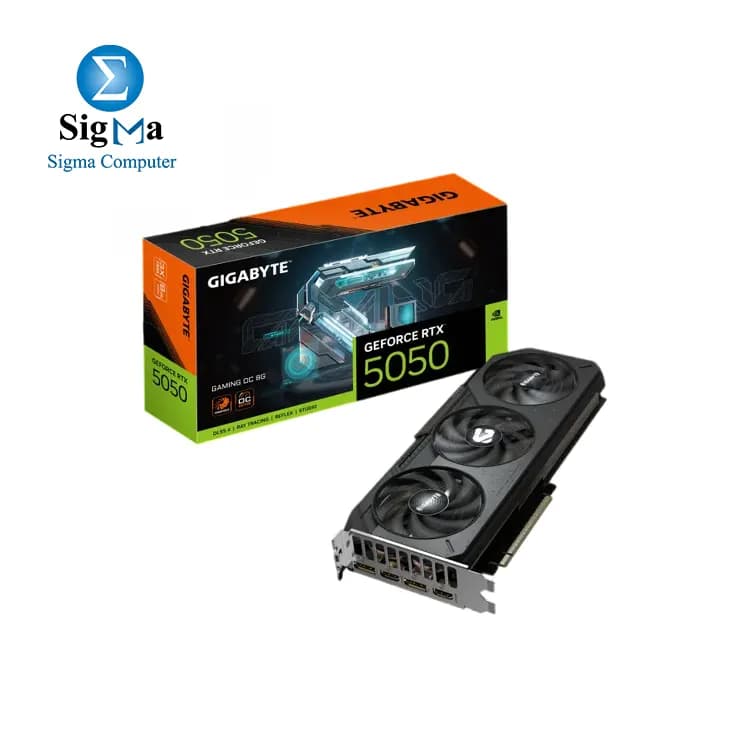 Gigabyte GeForce RTX 5050 Gaming OC 8GB GDDR6.
