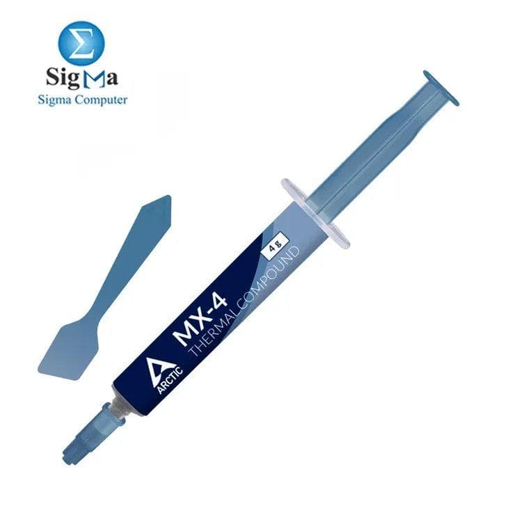 ARCTIC MX-4 (incl. Spatula, 4 g) - Premium Performance Thermal Paste for All Processors (CPU, GPU - PC), Very high Thermal Conductivity, Long Durability