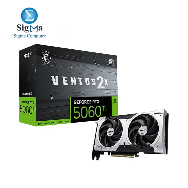 MSI GeForce RTX 5060 Ti 8G VENTUS 2X OC PLUS