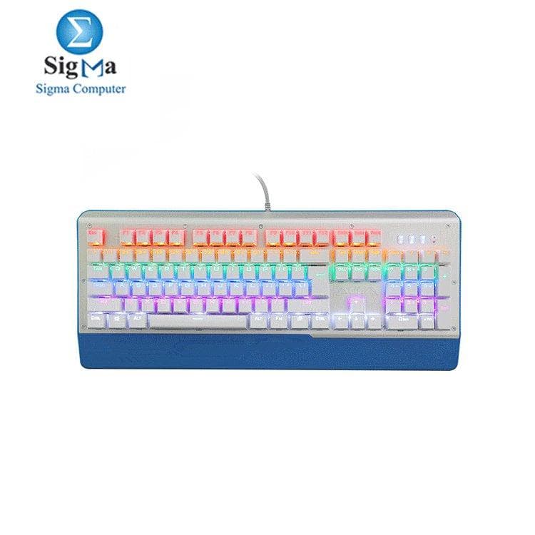 AULA SI-2011 New design gaming Opto Mechanical keyboard wired Blue/Silver