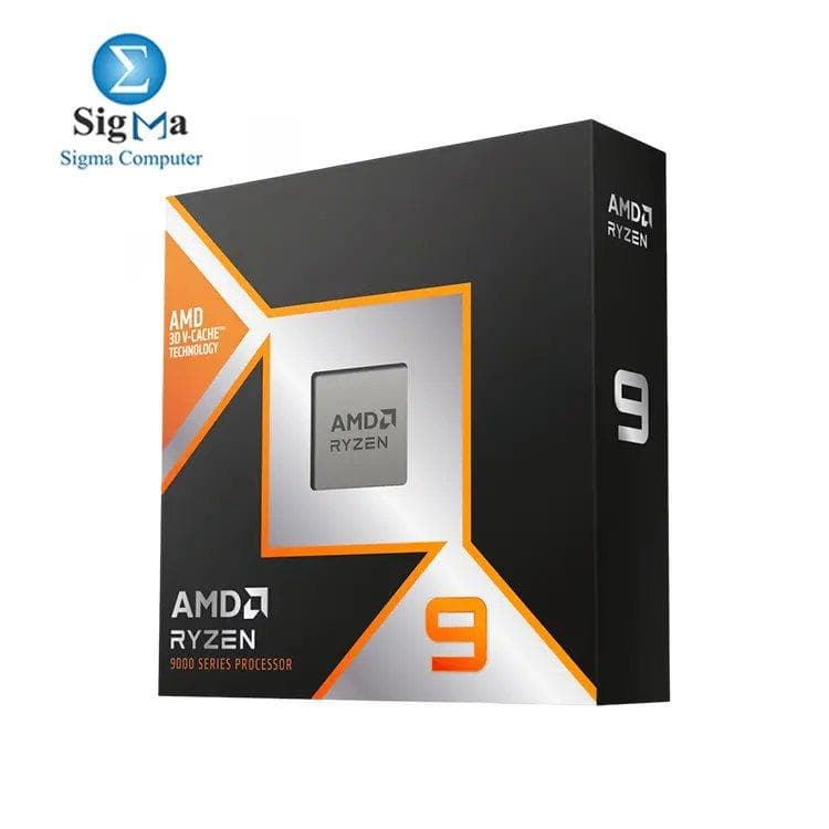 AMD Ryzen 9 9950X3D Processor – 16 Cores / 32 Threads, 4.3GHz Base, 5.7GHz Max Boost, 128MB L3 Cache, DDR5, PCIe 5.0, 170W TDP