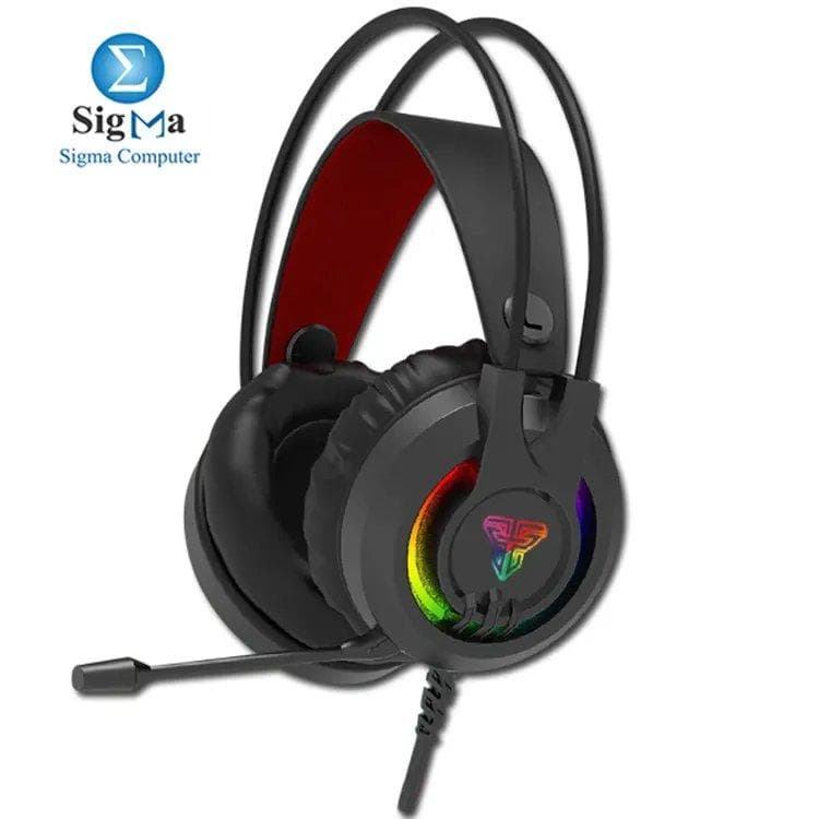 Fantech HG20 Chief II – Over-Ear RGB Gaming Headset with 50mm drivers, 3.5mm + USB, 2M braided cable, and omnidirectional mic.