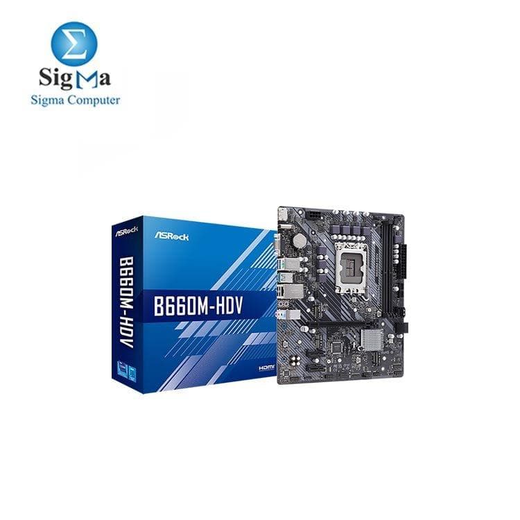 لوحة أم ASROCK INTEL B660M HDV-DDR4
