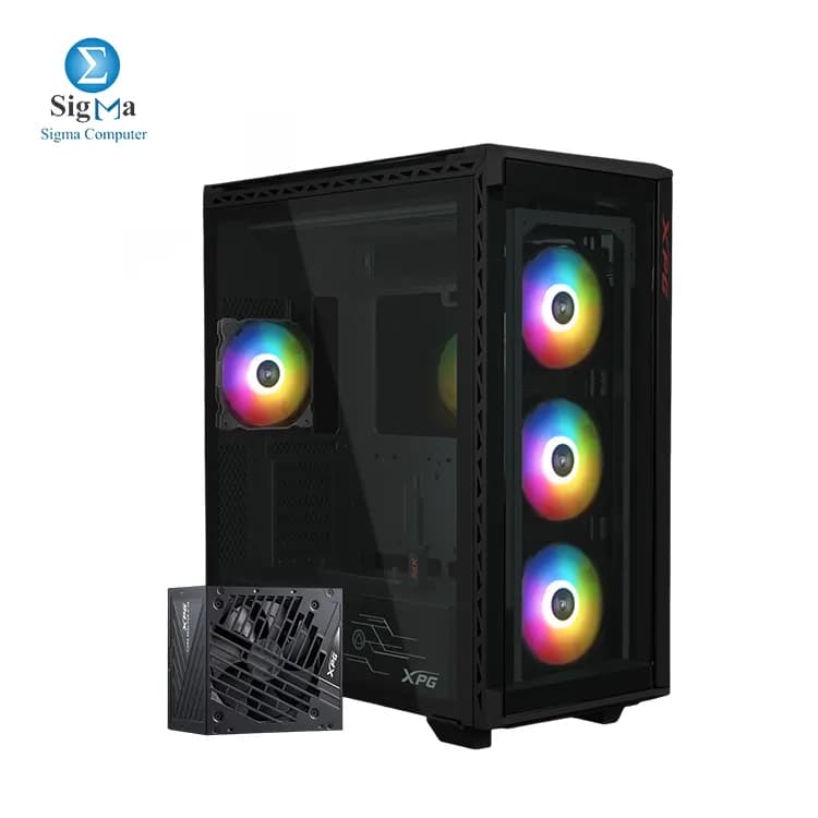 XPG Battlecruiser II Super + Core Reactor II VE 850W Black