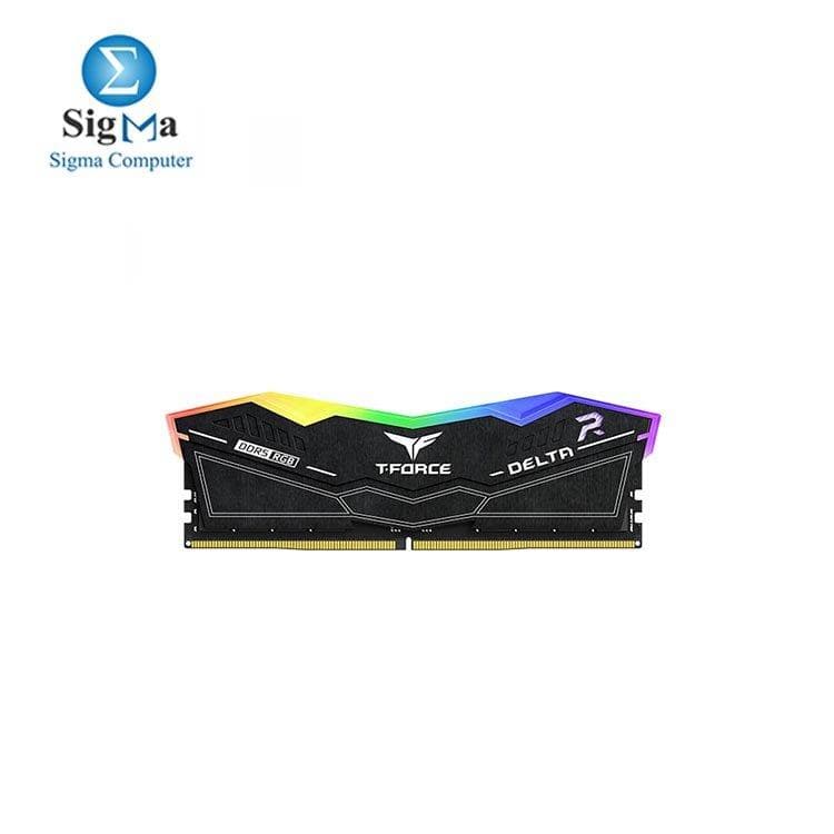 رام تيم جروب T-FORCE DELTA RGB 16GB 5600MHz DDR5 للكمبيوتر