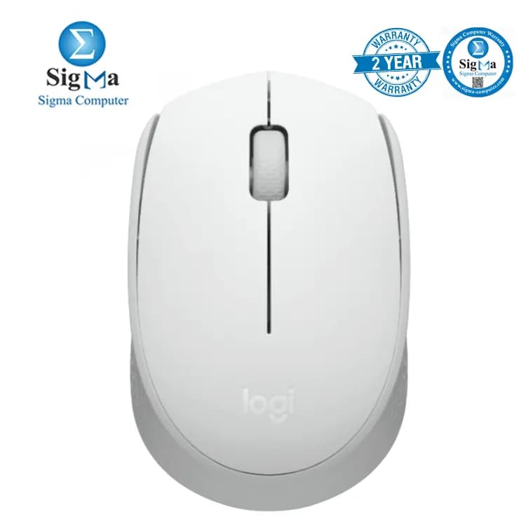 Logitech M171 Wireless Mouse – Off-White