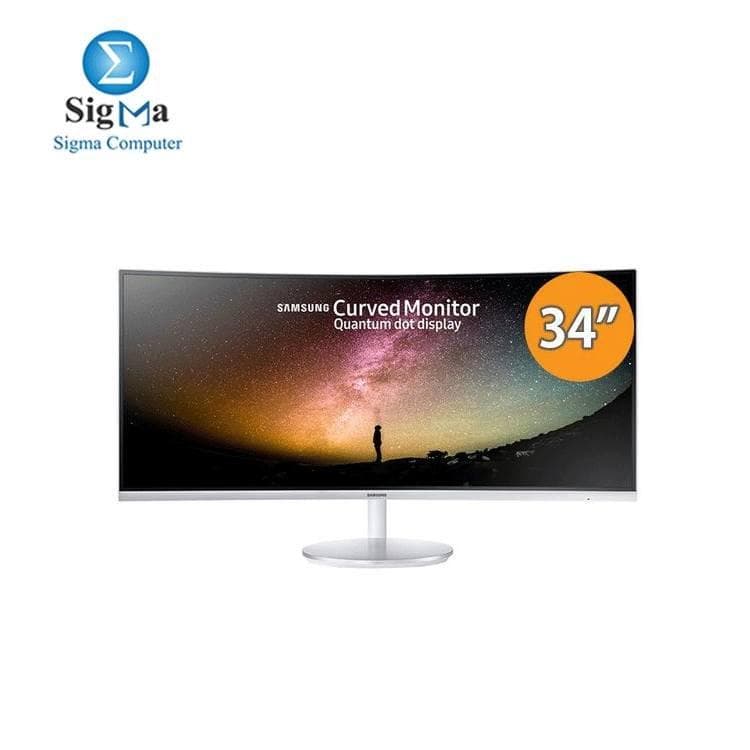 شاشة سامسونج 34F791 - 34 بوصة الترا HD 4K منحنية للجيمنج مع تقنية Quantum Dot