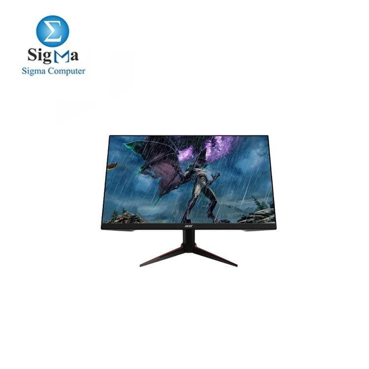 شاشة ايسر Nitro VG240Y 23.8 بوصة جيمنج 1920x1080 180Hz IPS 0.5 freesync - سماعات ستيريو - HDR 10