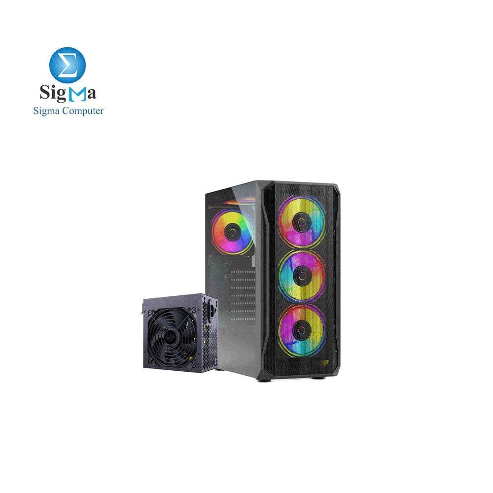 ARKTEK CASE AK-I1107- 4 Fan  ARGB +PSU 650W (non-certified)