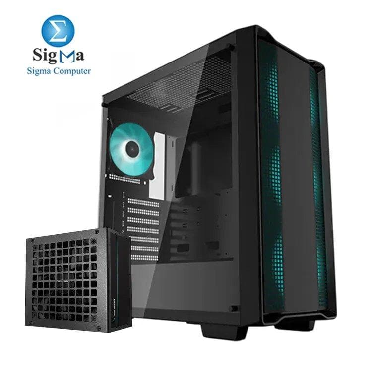 DeepCool CC560 Mid-Tower Case And DeepCool PF650 80 PLUS 230V EU 650W
