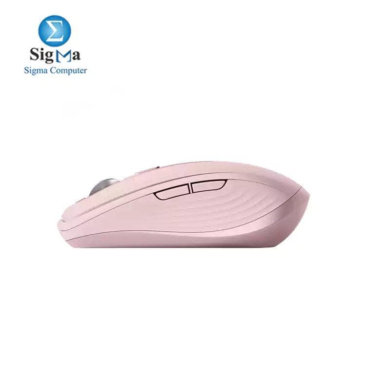 Logitech MX Anywhere 3 Compact Performance Mouse, Wireless, Comfort, Fast Scrolling ROSE - 910-005990