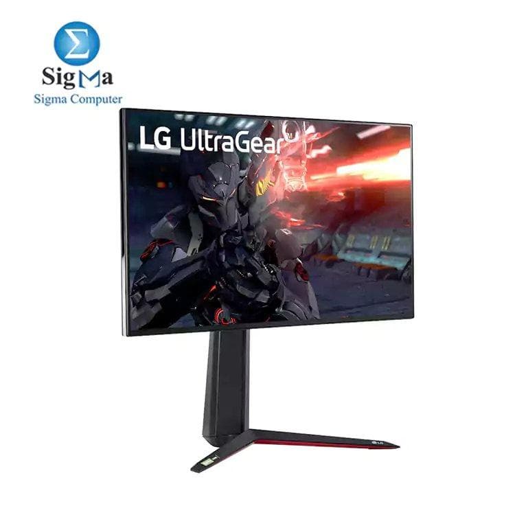 شاشة ال جي 27 بوصة UltraGear 4K UHD Nano IPS، استجابة 1ms، تردد 144Hz، متوافقة مع G-Sync (27GN950-B)