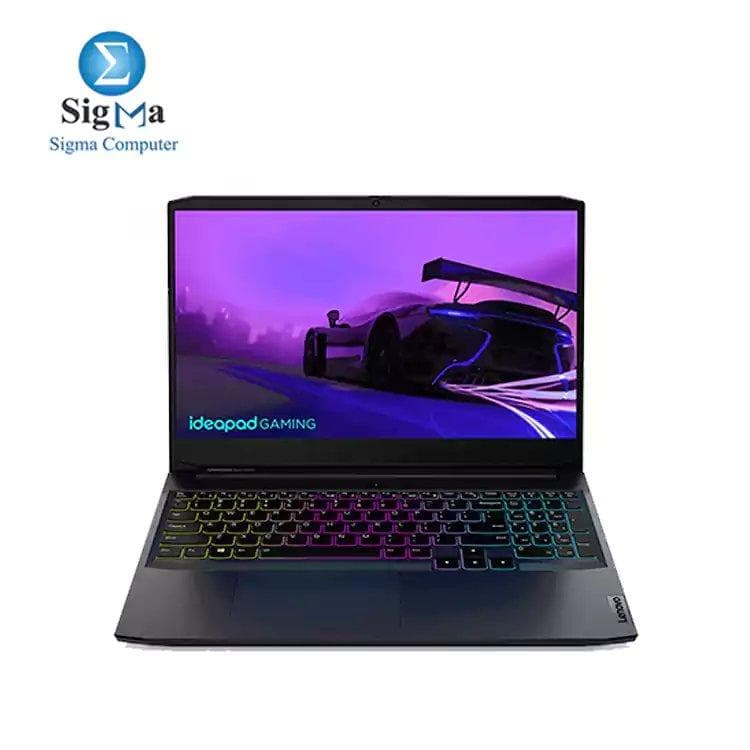 لابتوب لينوفو IdeaPad Gaming 3 15IHU6 - معالج Core i7-11370H - كرت شاشة GeForce RTX 3050 4GB - رام 16 جيجا - هارد 256 جيجا SSD + 1 تيرا HDD - شاشة 15.6 بوصة