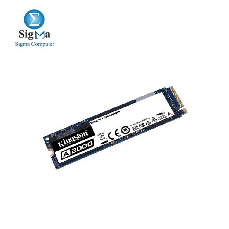 هارد كينجستون A2000 NVMe M.2 PCIe SSD سعة 500GB