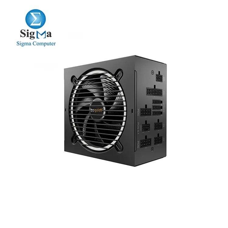 مزود طاقة Pure Power 12 M 850W ATX 3.1، 80 Plus® Gold موديلار لكرت شاشة PCIe 5.0 وكرت شاشة بموصلات 6+2 بن | كابل 12VHPWR مرفق، مروحة 120mm صامتة من be quiet!