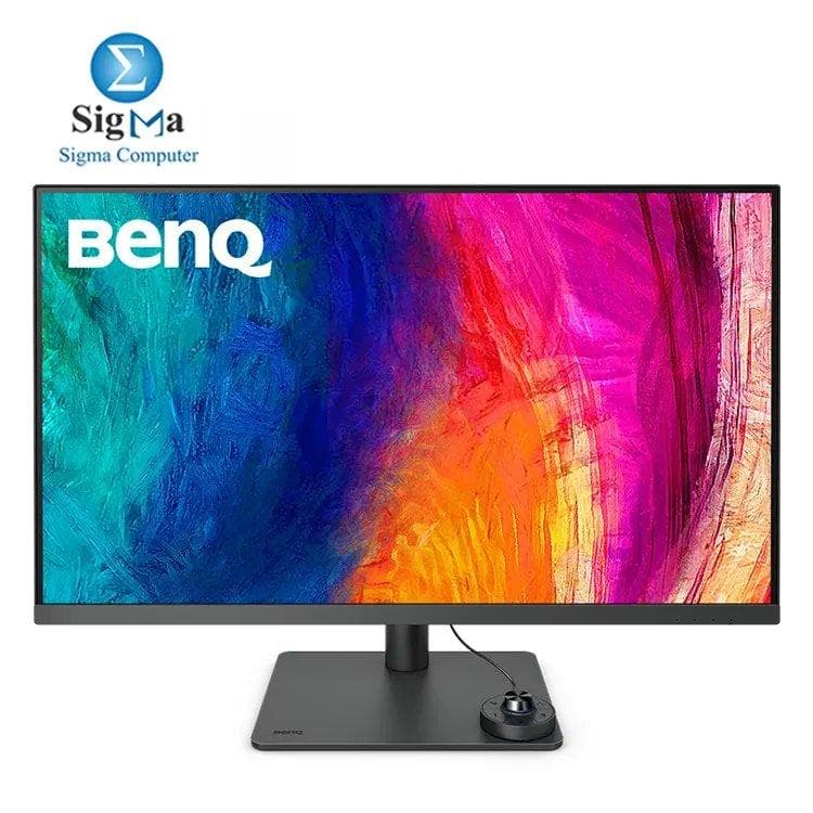 شاشة تصميم BenQ PD3205U مقاس 31.5 بوصة 4K IPS، تردد 60Hz، HDR10