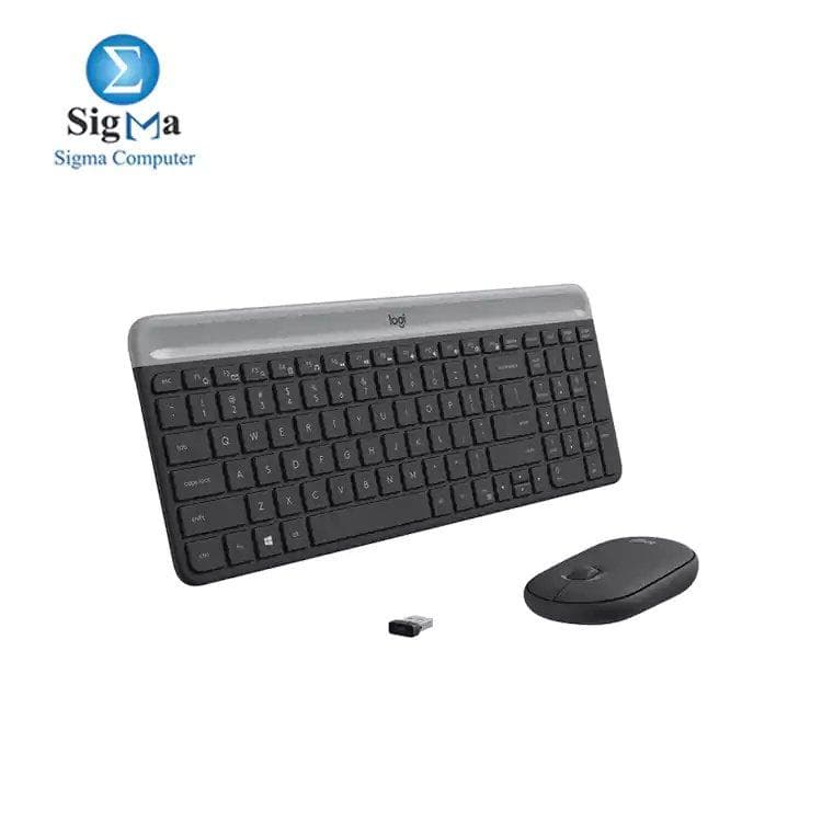 Logitech MK470 Wireless Optical Graphite Keyboard and Mouse Combo 920-010069