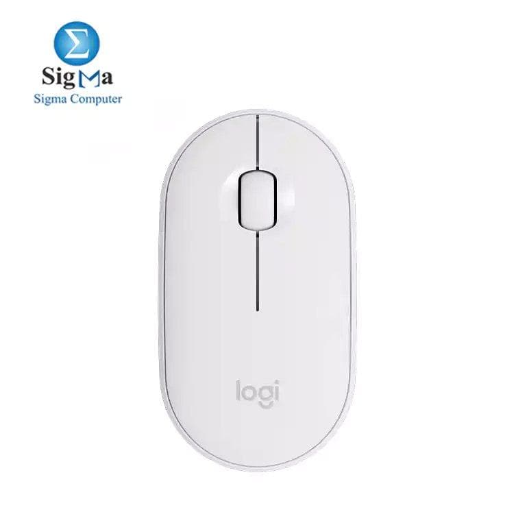 ماوس لوجيتك M350 Pebble لاسلكي - أبيض أوف وايت