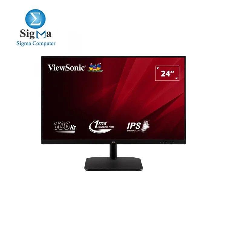 ViewSonic VA2432-H 24” FHD IPS, 100Hz, 1ms MPRT, 105% sRGB, Low Blue Light, Flicker-Free, HDMI & VGA