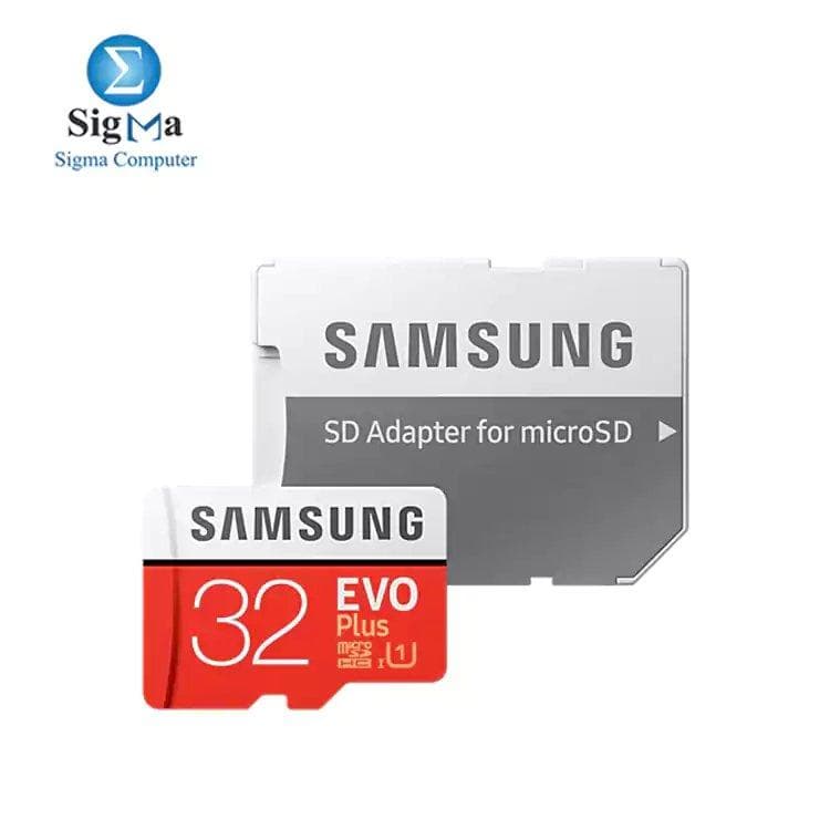كارت ميموري سامسونج EVO Plus microSD سعة 32GB