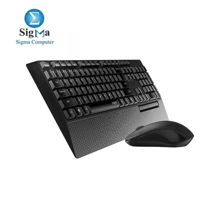 Rapoo X1960 Wireless combo Keyboard & Mouse - Black