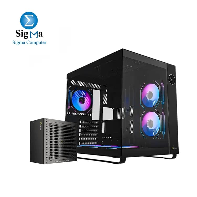 Bundle Ocypus Iota C70 Black 6F ARGB Display With Ocypus Delta P750 80+ Bronze ATX 3.1