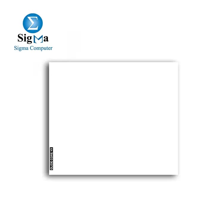 GlideCore V3 Glass Mousepad Medium 45×40 White (GCV3-GL-4540-WH)