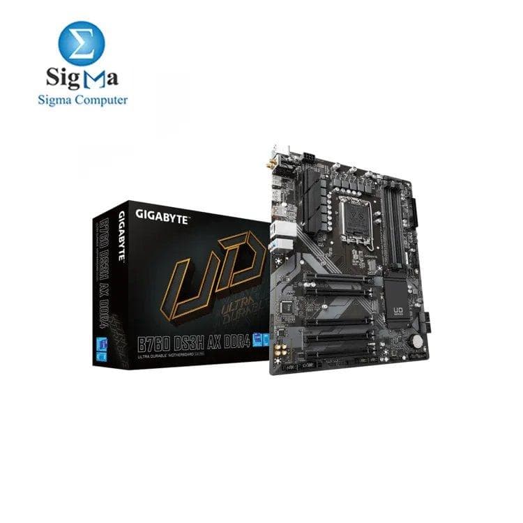 لوحة أم جيجابايت B760 DS3H AX DDR4 سوكيت LGA 1700