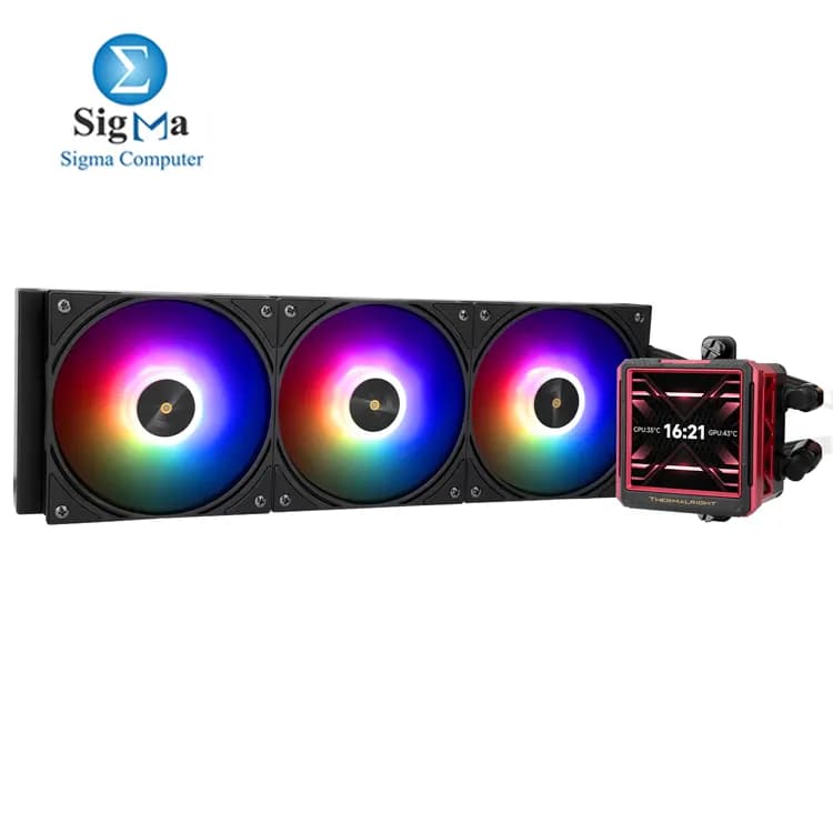 مبرد مائي Thermalright Frozen Warframe 360 ULTRA ARGB - أسود