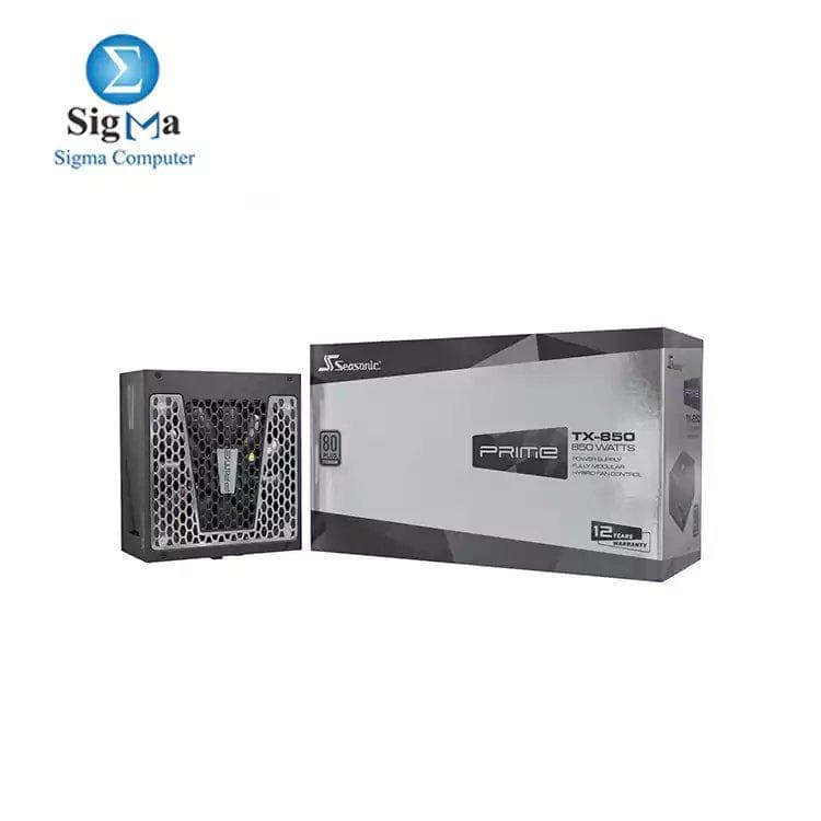 مزود طاقة Seasonic PRIME TX-850 بقدرة 850 وات 80+ Titanium موديلر بالكامل