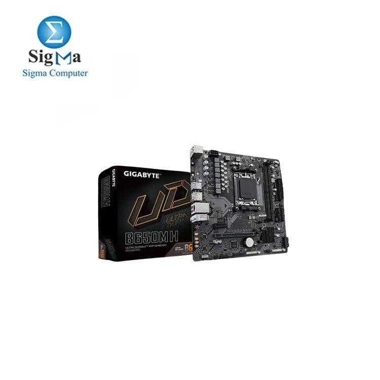 GIGABYTE B650M H Socket AM5 LGA 1718 Motherboard