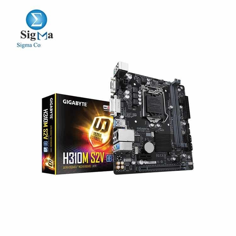 لوحة أم جيجابايت انتل H310M S2V Coffee Lake Micro ATX