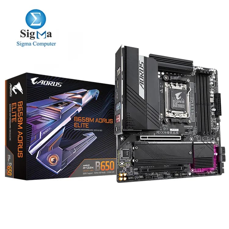 لوحة أم جيجابايت B650M AORUS ELITE (rev. 1.3)