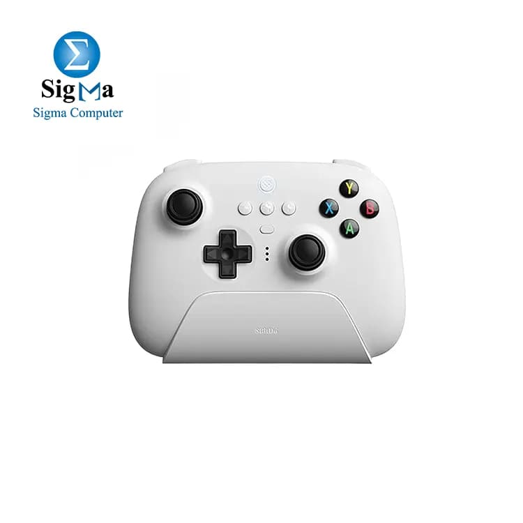 8BitDo - Ultimate 2.4G Wireless Controller for Android, iOS, Windows and Steam Deck with Hall Effect Joysticks - White