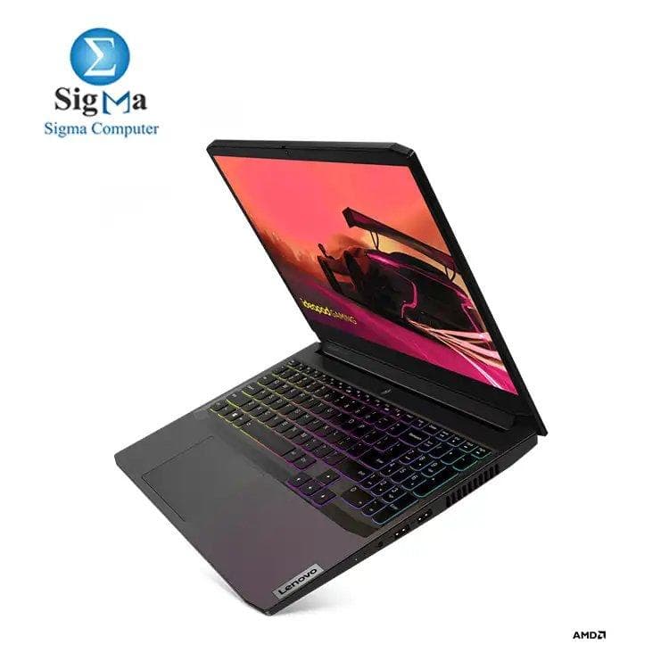 لابتوب لينوفو IdeaPad Gaming 3 15ACH6 82k201xkax بمعالج AMD Ryzen 7 5800H، كرت شاشة GeForce RTX 3060 6GB، رام 16 جيجا DDR4، هارد 512 جيجا SSD M.2، شاشة 15.6 بوصة