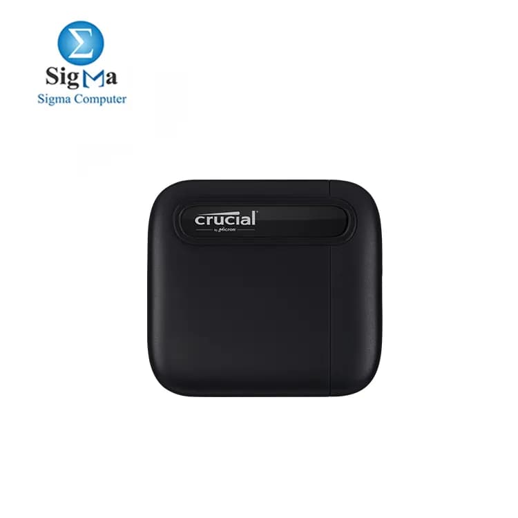 هارد كروشال X6 سعة 1TB خارجي محمول SSD USB 3.2 Type-C – سرعة تصل إلى 800MB/s